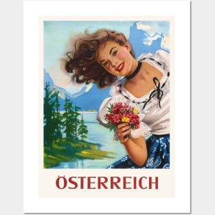Austria Vintage Poster Posters and Art